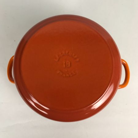  LE CREUSET ルクルーゼ ル・クルーゼ ココットロンド 両手鍋 18cm  MARRONNIER