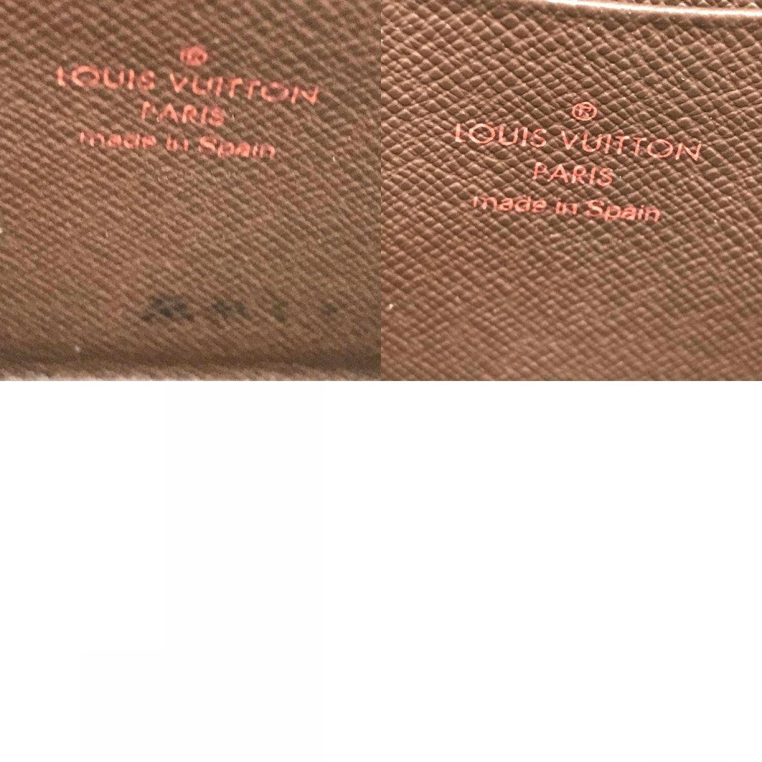 中古】 LOUIS VUITTON ルイヴィトン ダミエ ポルトモネ ジップ