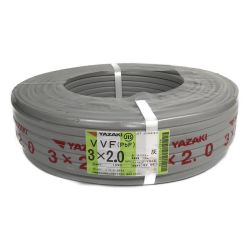 ■■ YAZAKI ヤザキ VVFケーブル 3×2.0 条長100m 16kg 矢崎 Nランク