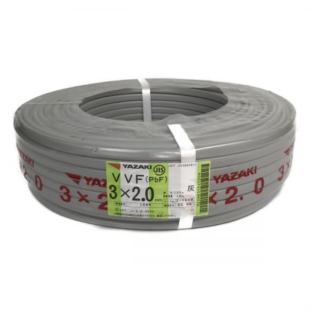 YAZAKI ヤザキ VVFケーブル 3×2.0 条長100m 16kg 矢崎
