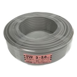 ■■ 太陽ケーブルテック VVFケーブル 3×2.0 条長100m 16.4kg  Sランク