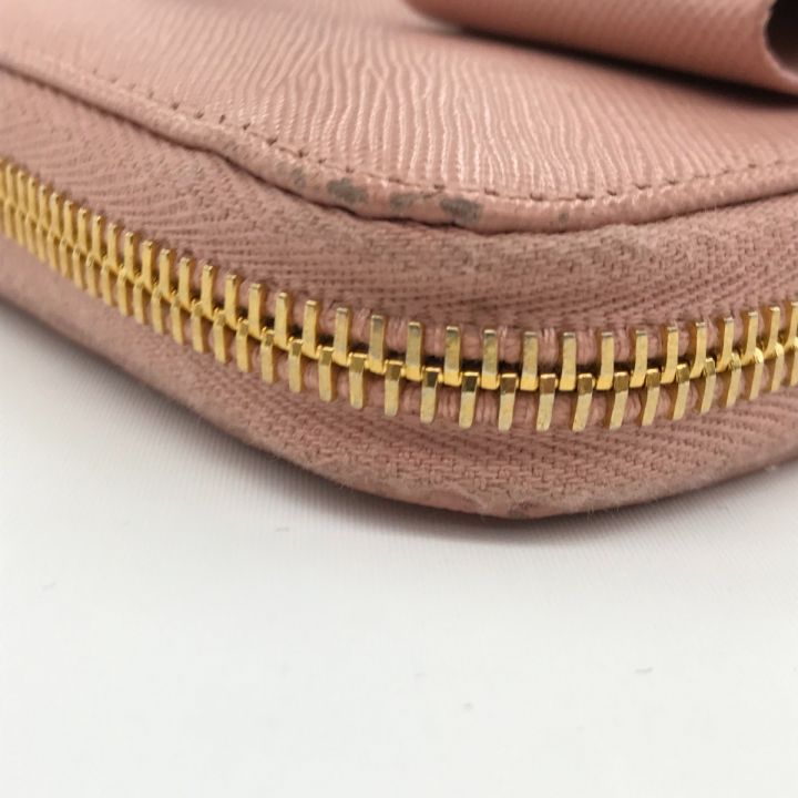 PRADA プラダ サフィアーノ ラウンドファスナー長財布 箱付 1M0506