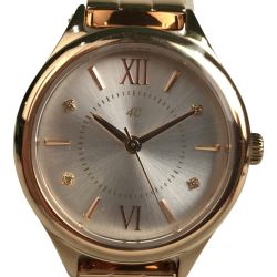 ■■ 4℃ 腕時計 ステンレススチール  クォーツ 112145614201 ピンクゴールド Bランク