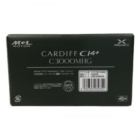  SHIMANO シマノ カーディフ CI4+ C3000MHG スピニングリール 箱付 03935