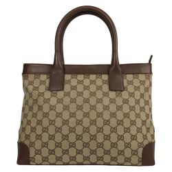 ■■ GUCCI グッチ GGキャンバス トートバッグ ハンドバッグ 002･1119 ブラウン Bランク
