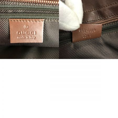 GUCCI グッチ GGキャンバス トートバッグ ハンドバッグ 002･1119 ブラウン