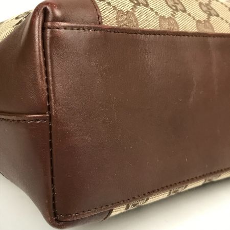  GUCCI グッチ GGキャンバス トートバッグ ハンドバッグ 002･1119 ブラウン
