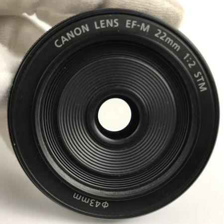  CANON キャノン レンズ LENS EF-M 22mm 1:2 STM