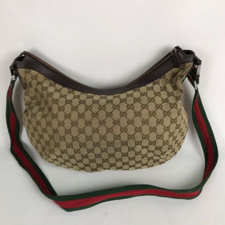  GUCCI グッチ GGキャンバス ショルダーバッグ シェリーラインストラップ  189752 ブラウン