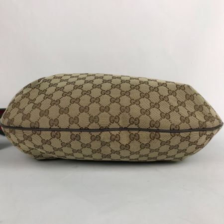 中古】 GUCCI グッチ GGキャンバス ショルダーバッグ シェリーライン