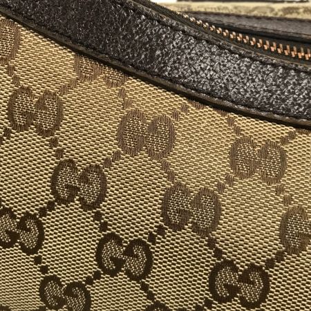  GUCCI グッチ GGキャンバス ショルダーバッグ シェリーラインストラップ  189752 ブラウン