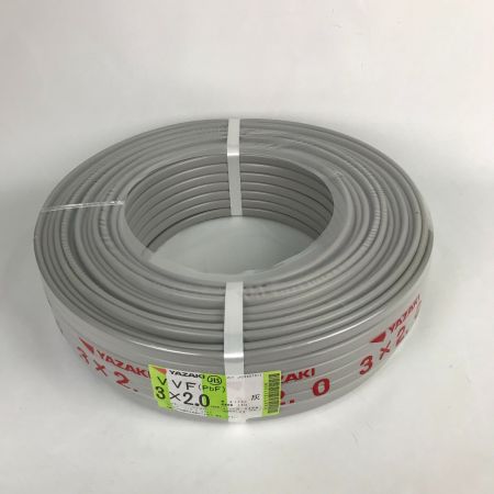  YAZAKI 矢崎 VVFケーブル 3×2.0mm 100m 16kg 電材
