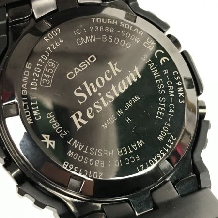  CASIO カシオ G-SHOCK タフソーラー 電波ソーラー マルチバンド6 箱付  GMW-B5000 ブラック