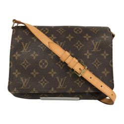 ■■ LOUIS VUITTON ルイヴィトン モノグラム ミュゼット・タンゴ ショート ワンショルダー ショルダーバッグ M51257 ブラウン Bランク