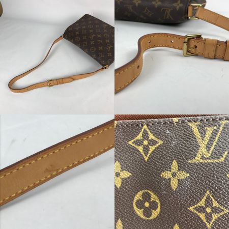  LOUIS VUITTON ルイヴィトン モノグラム ミュゼット・タンゴ ショート ワンショルダー ショルダーバッグ M51257 ブラウン