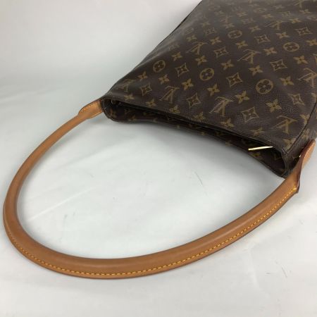  LOUIS VUITTON ルイヴィトン モノグラム ルーピングGM ショルダーバッグ  M51145 ブラウン