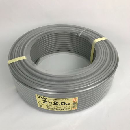  富士電線工業(FUJI ELECTRIC WIRE) VVFケーブル 2×2.0mm 条長100m 質量11.3kg