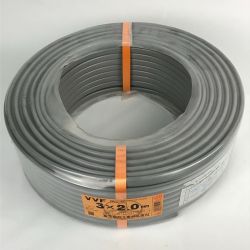 ■■ 富士電線工業(FUJI ELECTRIC WIRE) VVFケーブル 3×2.0mm 全長100m 16.4kg 電材 Sランク