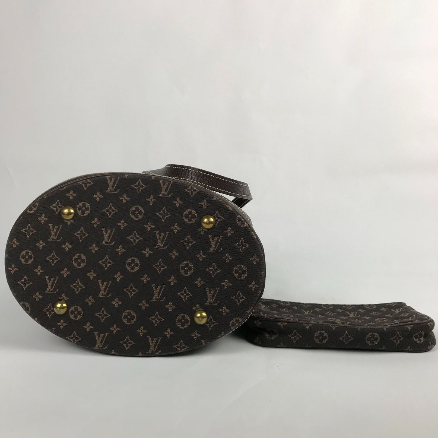 中古】 LOUIS VUITTON ルイヴィトン モノグラム ミニ・ラン バケットPM