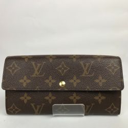 ■■ LOUIS VUITTON ルイヴィトン モノグラム ポルトフォイユ・サラ 箱 布袋付 長財布 M61734 ブラウン Bランク