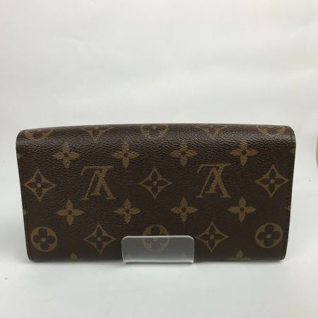  LOUIS VUITTON ルイヴィトン モノグラム ポルトフォイユ・サラ 箱 布袋付 長財布 M61734 ブラウン