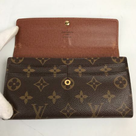  LOUIS VUITTON ルイヴィトン モノグラム ポルトフォイユ・サラ 箱 布袋付 長財布 M61734 ブラウン