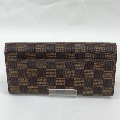 LOUIS VUITTON ルイヴィトン ポルトフォイユ・サラ ダミエ・エベヌ 長財布 N63209 ブラウン｜中古｜なんでもリサイクルビッグバン