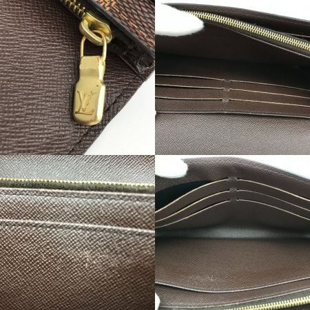  LOUIS VUITTON ルイヴィトン ポルトフォイユ・サラ ダミエ・エベヌ 長財布 N63209 ブラウン