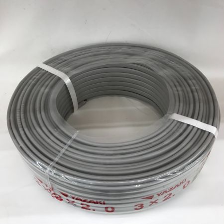  YAZAKI VVFケーブル 3×2.0 条長100m 16.0kg 矢崎