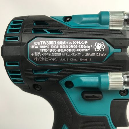  MAKITA マキタ 充電式インパクトレンチ 18v 付属品完備 TW300DRGX