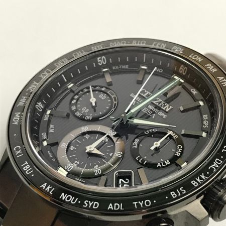  CITIZEN シチズン アテッサ サテライトウェーブ メンズ ソーラー電波 腕時計 エコドライブ 本体のみ F950-0029S01 ブラック