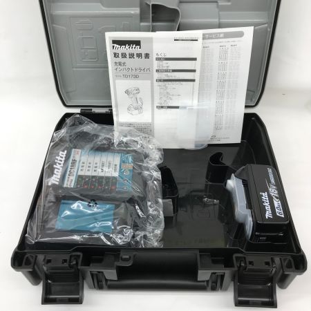  MAKITA マキタ インパクトドライバ TD173DRGX ブルー