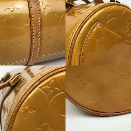  LOUIS VUITTON ルイヴィトン モノグラム ヴェルニ ベッドフォード ハンドバッグ 内部剥がれ有 M91006 イエロー