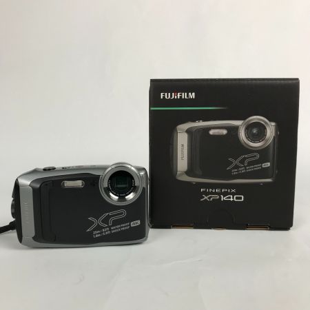  FUJIFILM フジフィルム FinePix コンパクトデジタルカメラ ダークシルバー 防水 XP140