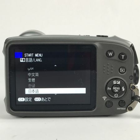  FUJIFILM フジフィルム FinePix コンパクトデジタルカメラ ダークシルバー 防水 XP140