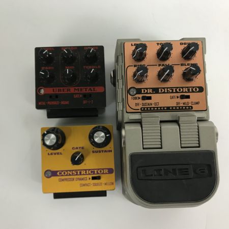  LINE6 ラインシックス エフェクター TONE CORE 付け替え UBER METAL CONSTRICTOR2点セット TONE CORE