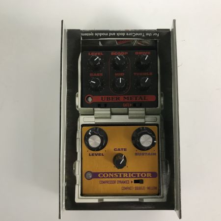  LINE6 ラインシックス エフェクター TONE CORE 付け替え UBER METAL CONSTRICTOR2点セット TONE CORE