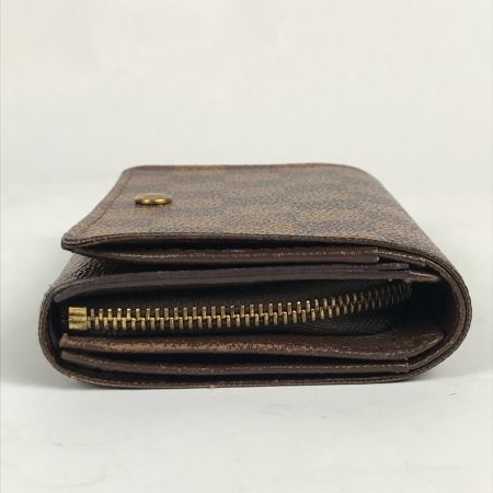  LOUIS VUITTON ルイヴィトン ダミエ ポルトモネ・ビエトレゾール 二つ折り財布 CA0074 N61730