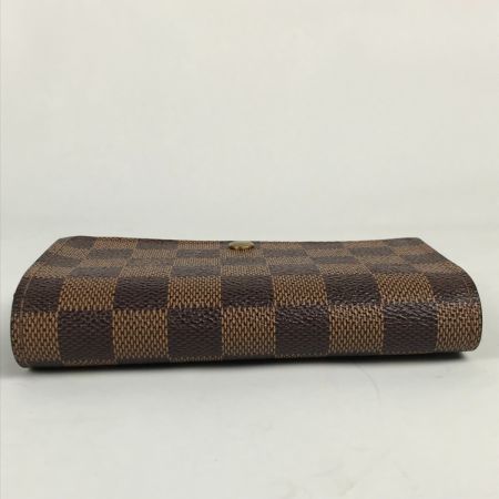  LOUIS VUITTON ルイヴィトン ダミエ ポルトモネ・ビエトレゾール 二つ折り財布 CA0074 N61730