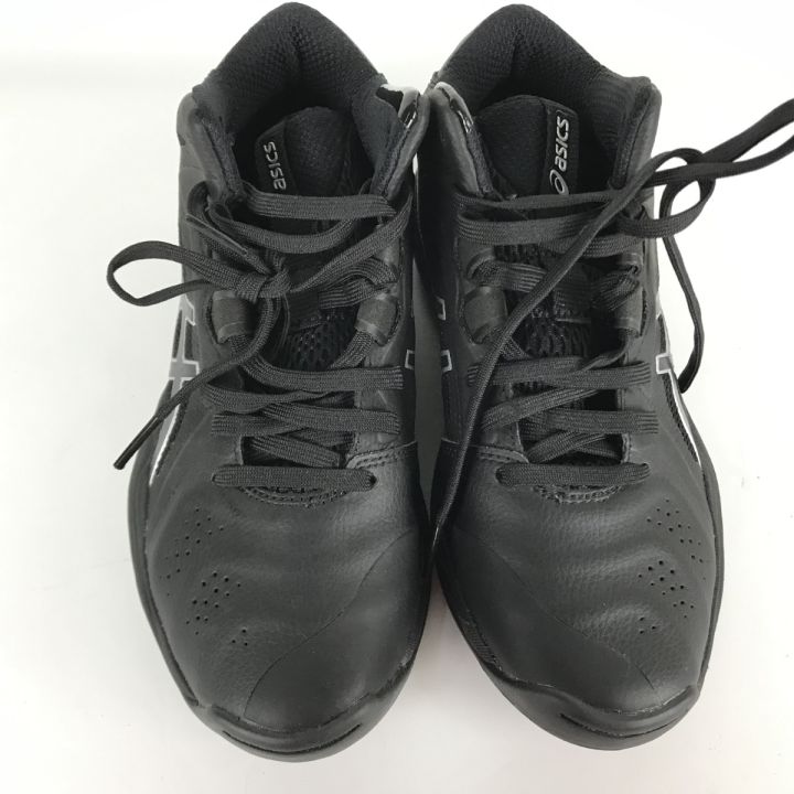 「 美品 」 バッシュ バスケットシューズ アシックス 靴 ブラック ほぼ未使用 asics アシックス 24cm バスケットシューズ バッシュ ゲルフープ
