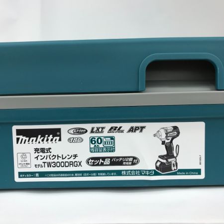  MAKITA マキタ インパクトレンチ  TW300DRGX グリーン 付属品完備