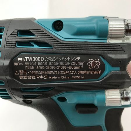  MAKITA マキタ インパクトレンチ  TW300DRGX グリーン 付属品完備