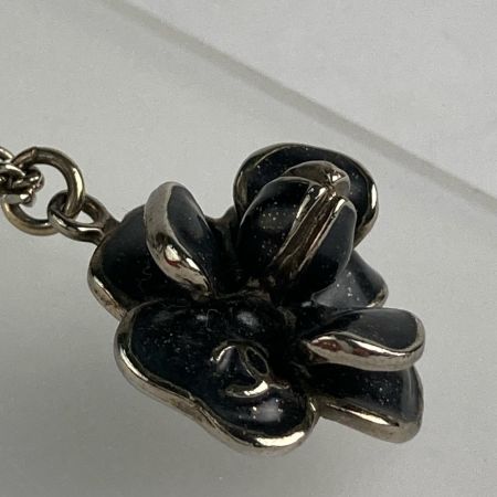  CHANEL シャネル ネックレス ココマーク カメリア 2009年プレコレクション（春夏モデル）ラメ 09 P ブラック
