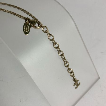  CHANEL シャネル カメリア ココマーク フラワーモチーフ ネックレス ラインストーン ブラック x ホワイト