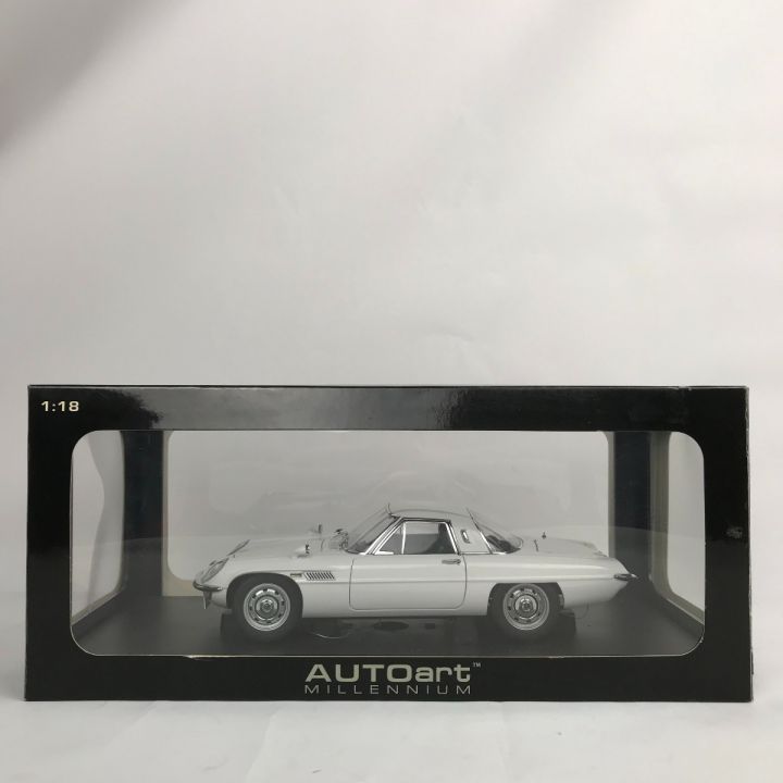 AUTOart オートアート マツダ コスモスポーツ ホワイト 1/18｜中古｜なんでもリサイクルビッグバン