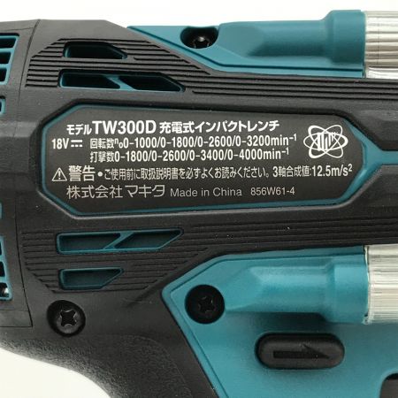  MAKITA マキタ インパクトレンチ 付属品完備 TW300DRGX グリーン