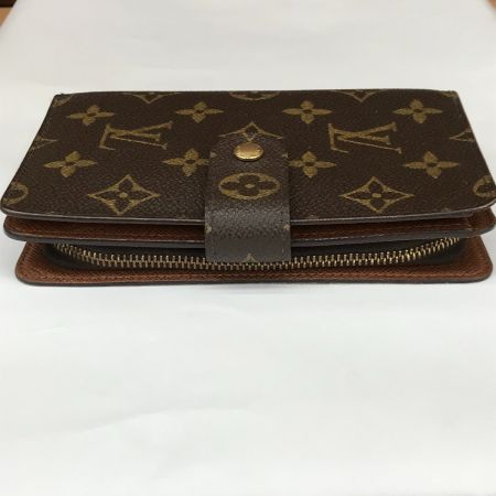  LOUIS VUITTON ルイヴィトン ポルトパピエ ジップ 二つ折り財布 モノグラム  M61207 ブラウン