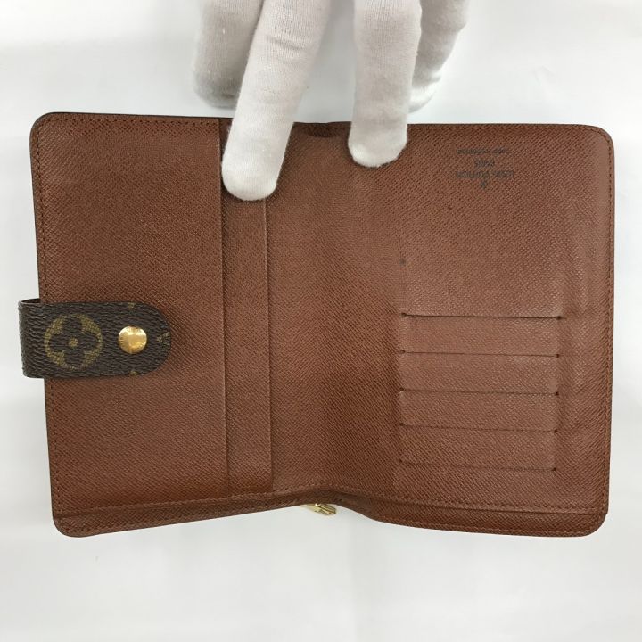 LOUIS VUITTON ルイヴィトン ポルトパピエ ジップ 二つ折り財布 モノグラム M61207 ブラウン｜中古｜なんでもリサイクルビッグバン