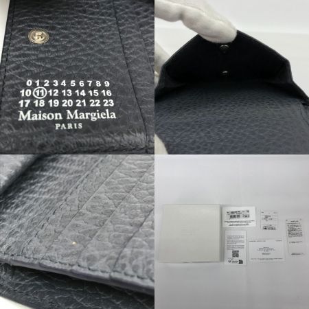  Maison Margiela マルタンマルジェラ メゾンマルジェラ 2つ折り財布 レザー  S56UI0140 ネイビー