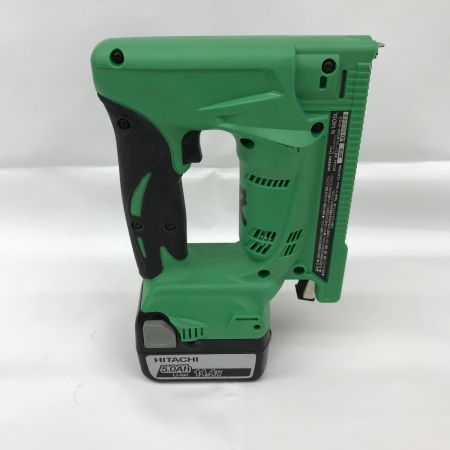  HiKOKI ハイコーキ コードレスタッカ 日立 バッテリー・充電器付 N14DSL グリーン